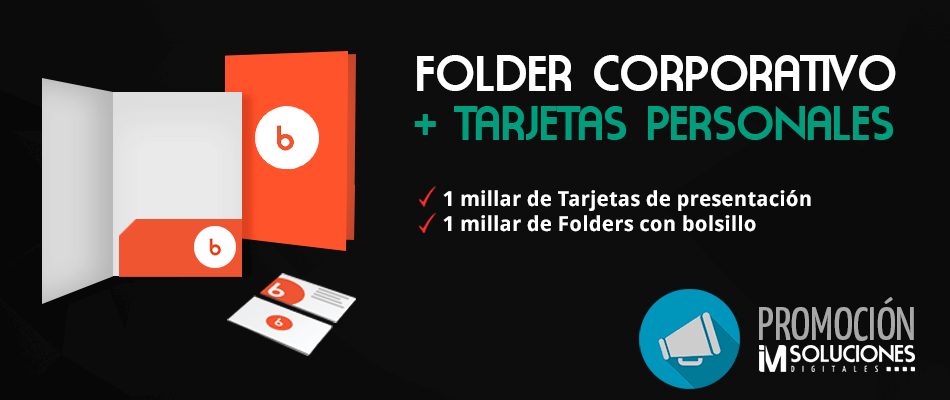 folders y tarjetas