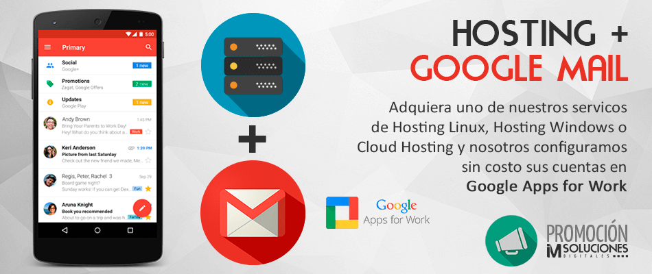 Hosting y Gmail